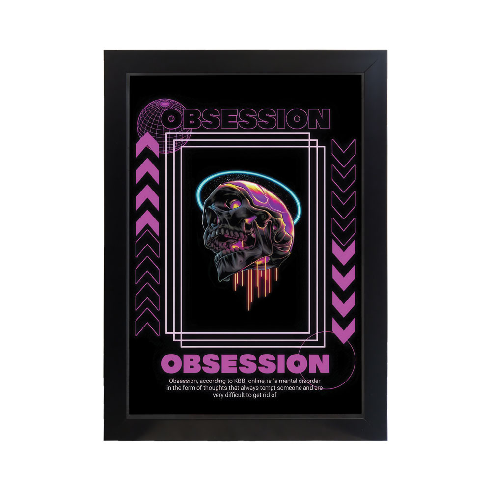 تابلو فانتزی طرح جمجمه کد PF-21021 تابلو فانتزی طرح جمجمه کد PF 21021