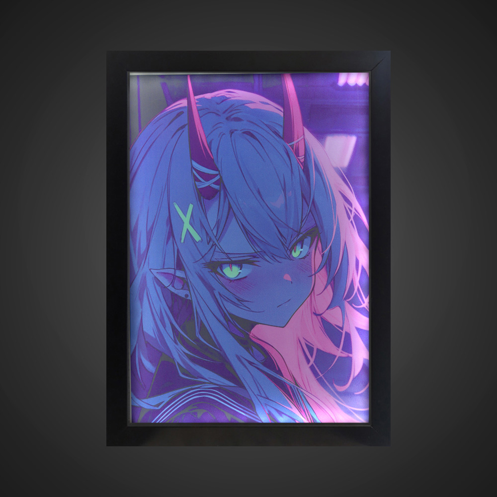 تابلو بک لایت انیمه ای طرح Anime girl کد LPF-11036 تابلو بک لایت انیمه ای طرح Anime girl کد LPF 11036