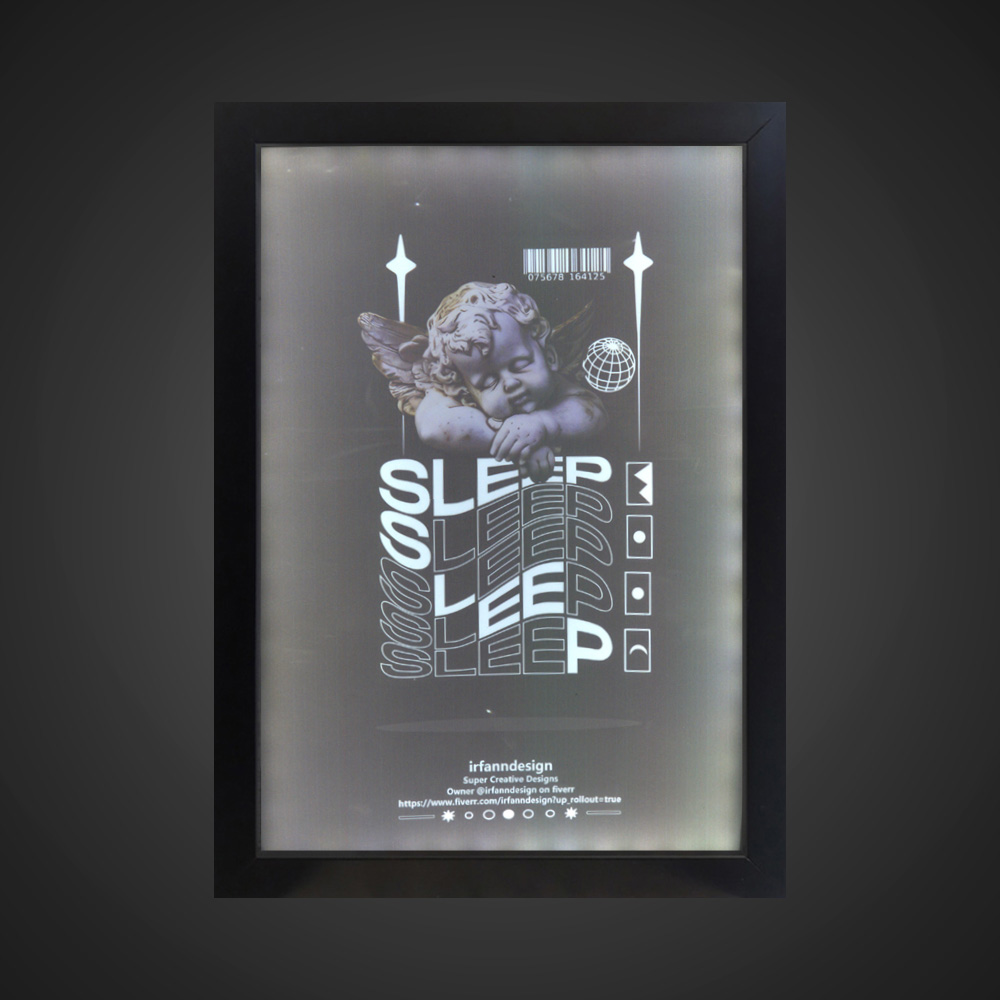 تابلو بک لایت فانتزی طرح SLEEP کد LPF-21039 تابلو بک لایت فانتزی طرح SLEEP کد LPF 21039