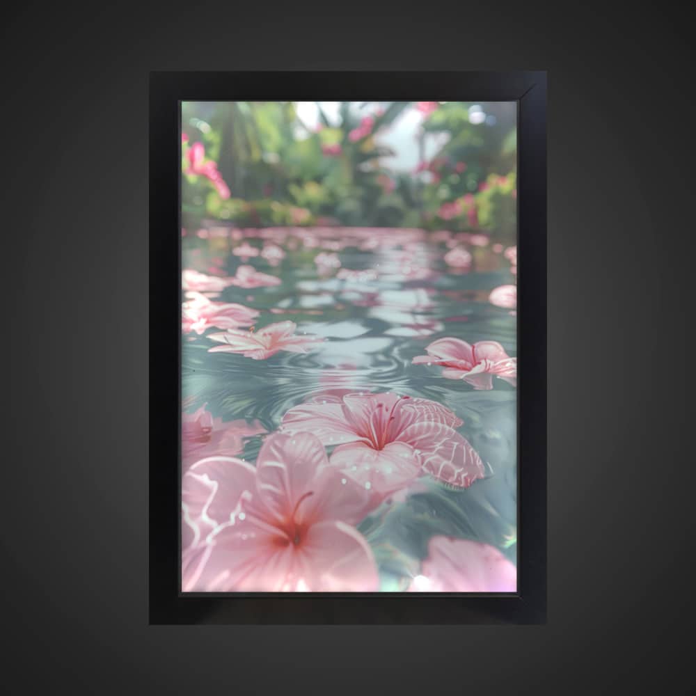 تابلو بک لایت منظره طرح رودخانه کد LPF-22005 تابلو بک لایت منظره طرح رودخانه کد LPF 22005