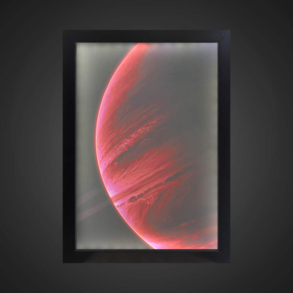 تابلو بک لایت کهکشانی طرح سیاره کد LPF-16013 تابلو بک لایت کهکشانی طرح سیاره کد LPF 16013