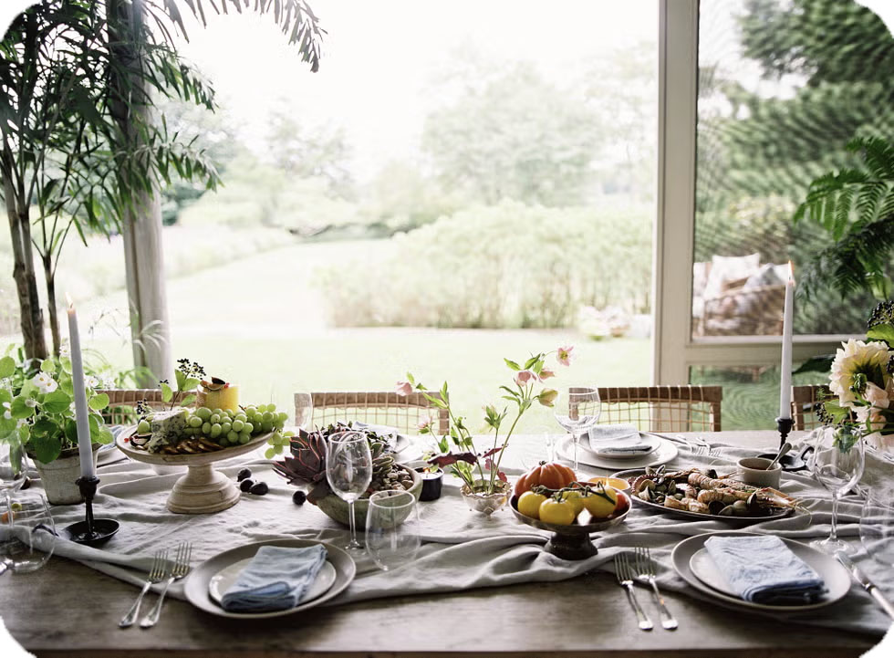 ۲۰ ایده ی مینیمال و ساده برای میز آرایی و تزیین میز 20