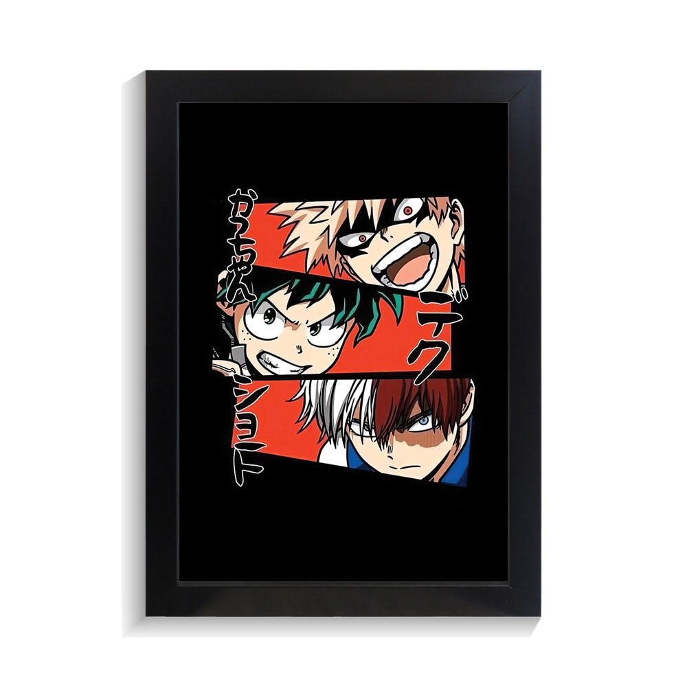 تابلو انیمه طرح آکادمی قهرمان من کد PF-11302 تابلو انیمه طرح آکادمی قهرمان من کد PF 11302