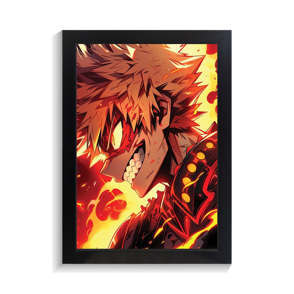 تابلو انیمه طرح آکادمی قهرمان من کد PF-11305 تابلو انیمه طرح آکادمی قهرمان من کد PF 11305