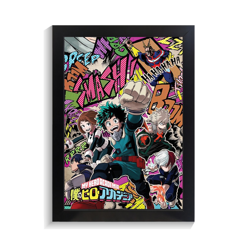 تابلو انیمه طرح آکادمی قهرمان من کد PF-11307 تابلو انیمه طرح آکادمی قهرمان من کد PF 11307