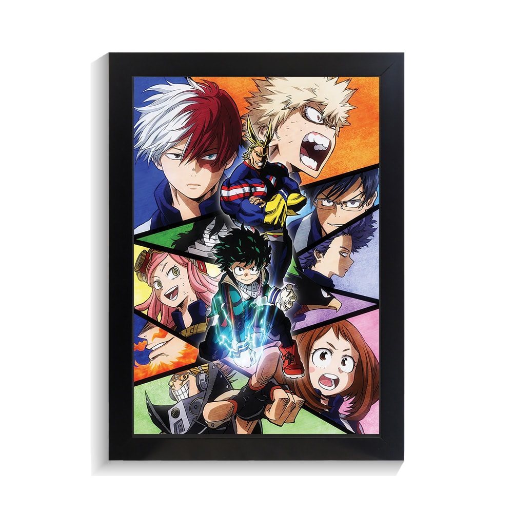 تابلو انیمه طرح آکادمی قهرمان من کد PF-11312 تابلو انیمه طرح آکادمی قهرمان من کد PF 11312