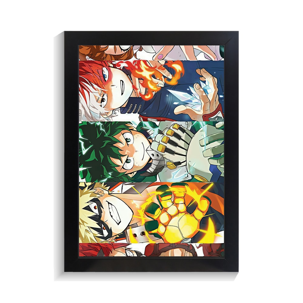 تابلو انیمه طرح آکادمی قهرمان من کد PF-11314 تابلو انیمه طرح آکادمی قهرمان من کد PF 11314