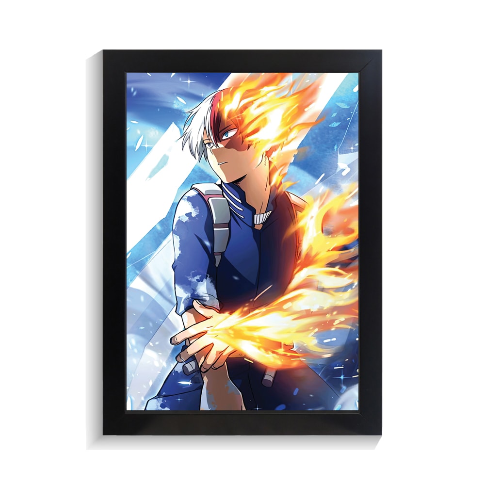 تابلو انیمه طرح آکادمی قهرمان من کد PF-11318 تابلو انیمه طرح آکادمی قهرمان من کد PF 11318