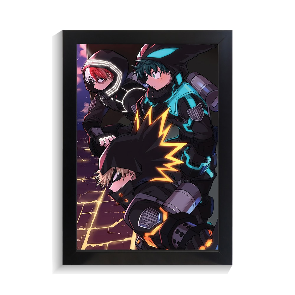 تابلو انیمه طرح آکادمی قهرمان من کد PF-11327 تابلو انیمه طرح آکادمی قهرمان من کد PF 11327