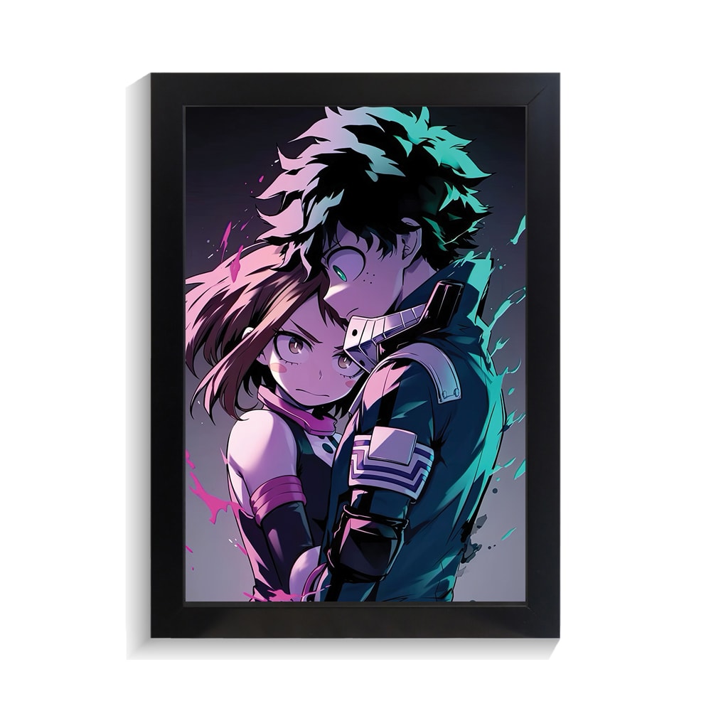 تابلو انیمه طرح آکادمی قهرمان من کد PF-11330 تابلو انیمه طرح آکادمی قهرمان من کد PF 11330