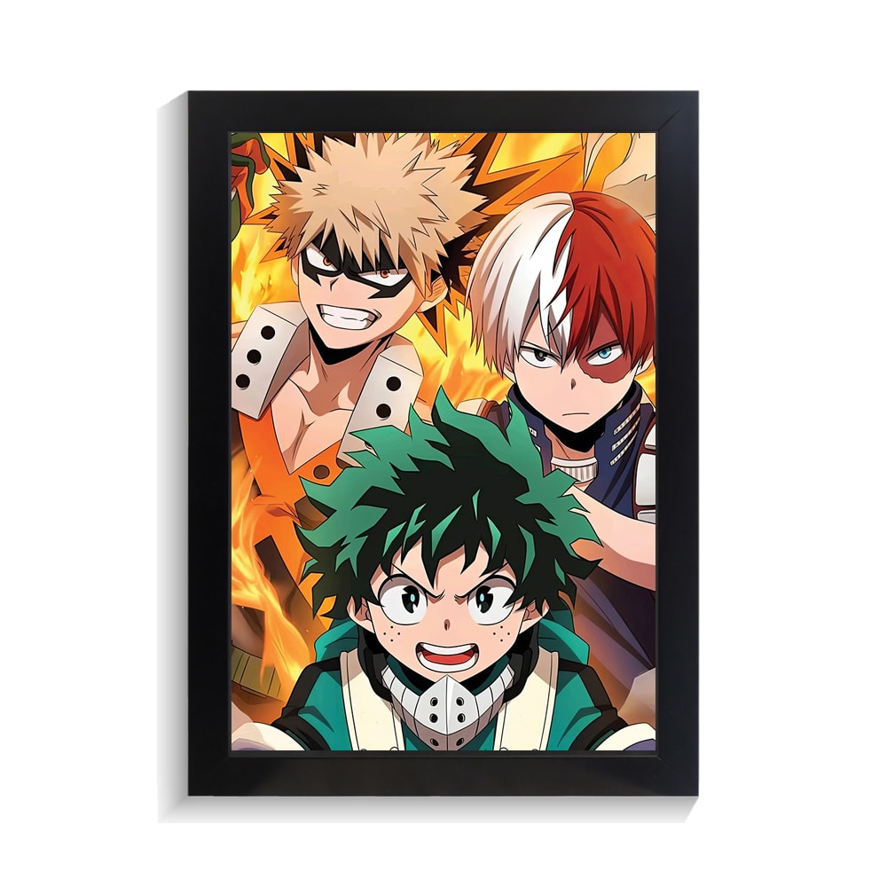 تابلو انیمه طرح آکادمی قهرمان من کد PF-11331 تابلو انیمه طرح آکادمی قهرمان من کد PF 11331