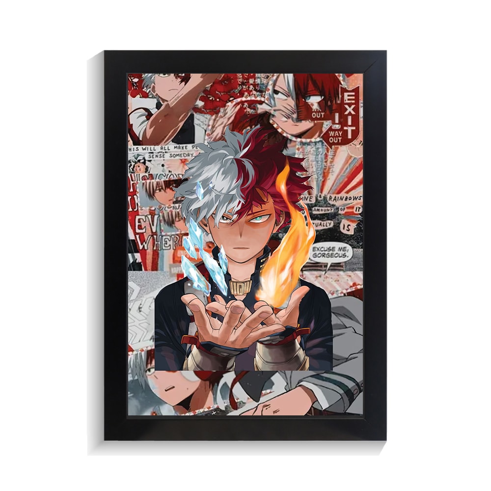 تابلو انیمه طرح آکادمی قهرمان من کد PF-11336 تابلو انیمه طرح آکادمی قهرمان من کد PF 11336