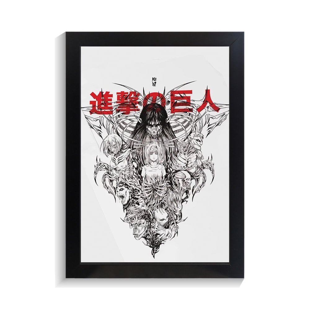 تابلو انیمه طرح اتک آن تایتان کد PF-11051 تابلو انیمه طرح اتک آن تایتان کد PF 11051