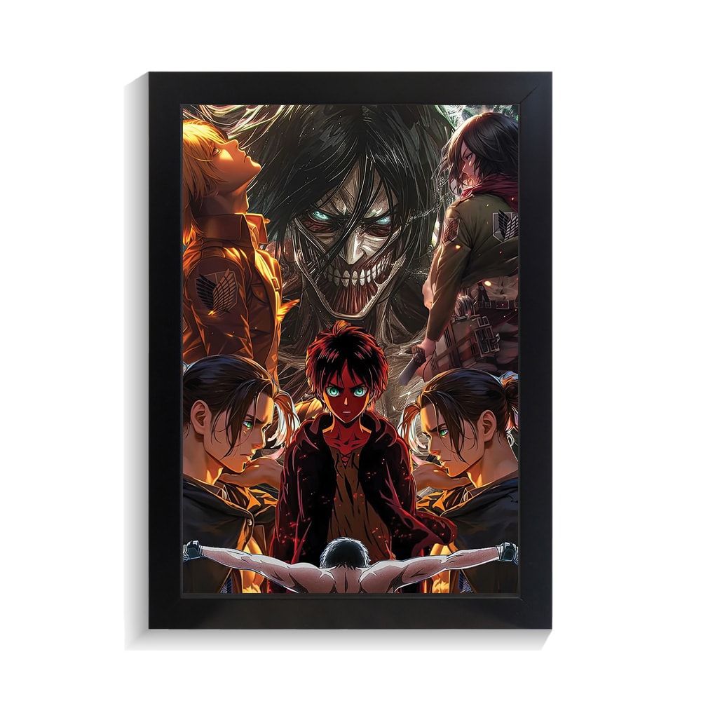 تابلو انیمه طرح اتک آن تایتان کد PF-11052 تابلو انیمه طرح اتک آن تایتان کد PF 11052