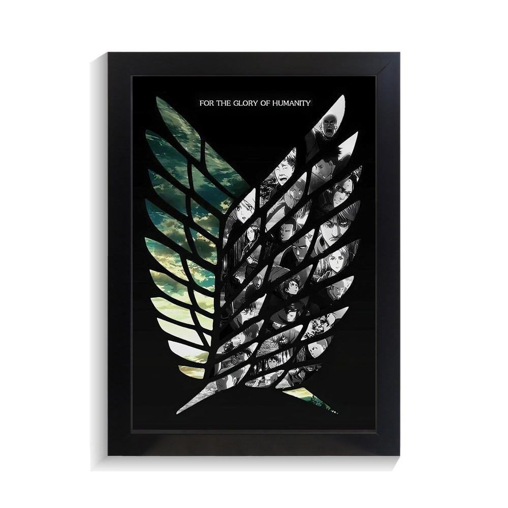 تابلو انیمه طرح اتک آن تایتان کد PF-11063 تابلو انیمه طرح اتک آن تایتان کد PF 11063