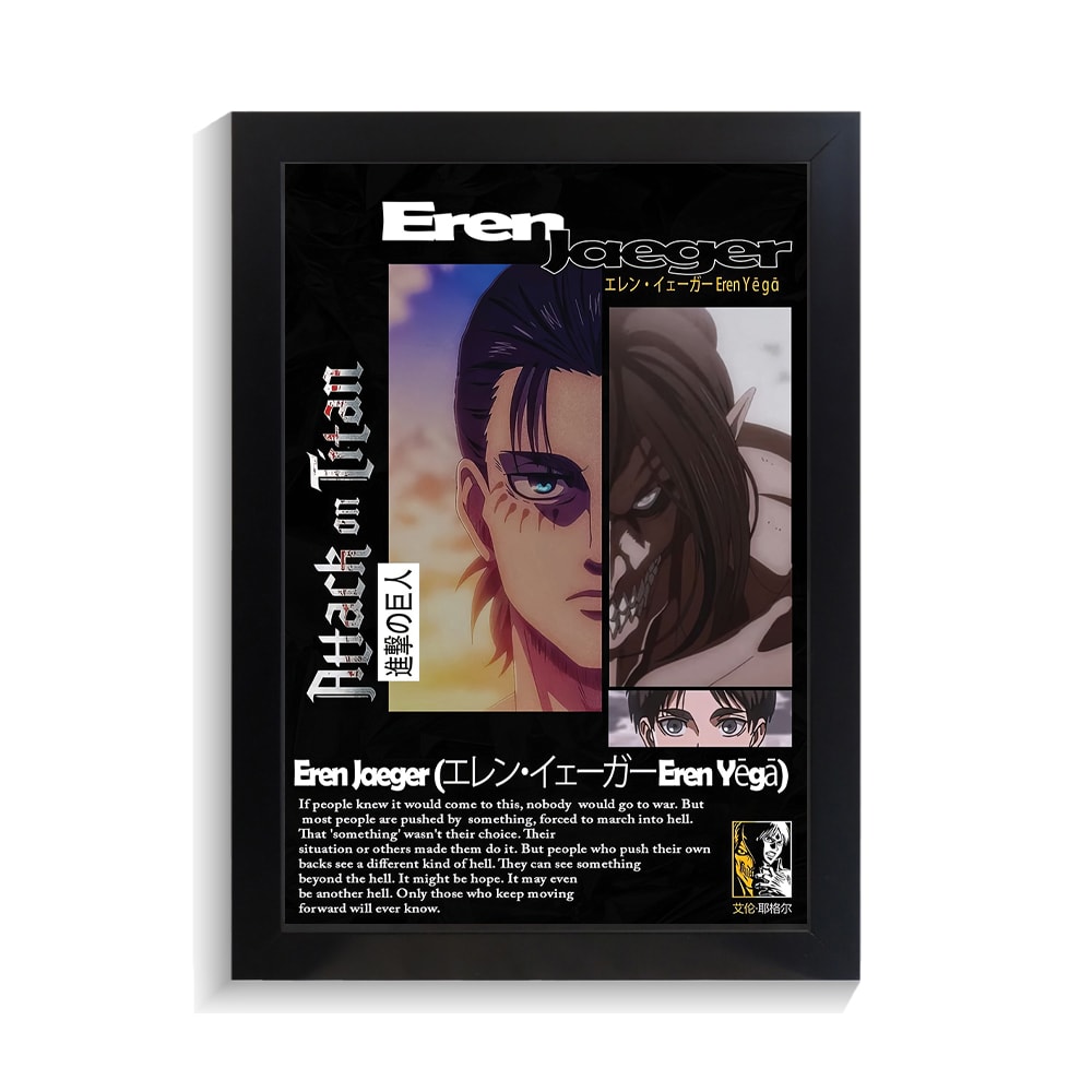 تابلو انیمه طرح اتک آن تایتان کد PF-11081 تابلو انیمه طرح اتک آن تایتان کد PF 11081