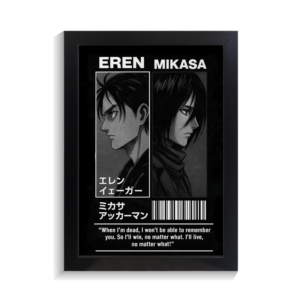 تابلو انیمه طرح اتک آن تایتان کد PF-11083 تابلو انیمه طرح اتک آن تایتان کد PF 11083