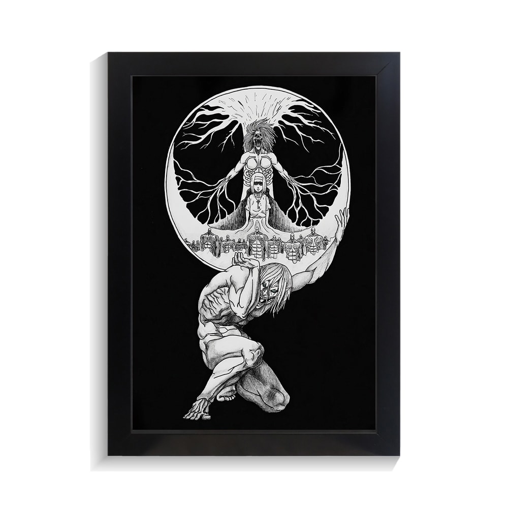 تابلو انیمه طرح اتک آن تایتان کد PF-11105 تابلو انیمه طرح اتک آن تایتان کد PF 11105