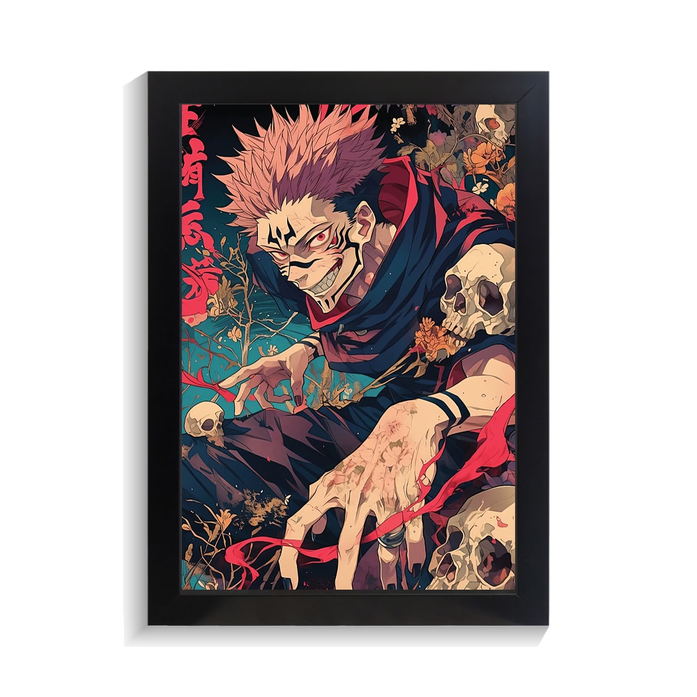 تابلو انیمه طرح جوجوتسو کایسن کد PF-11230 تابلو انیمه طرح جوجوتسو کایسن کد PF 11230