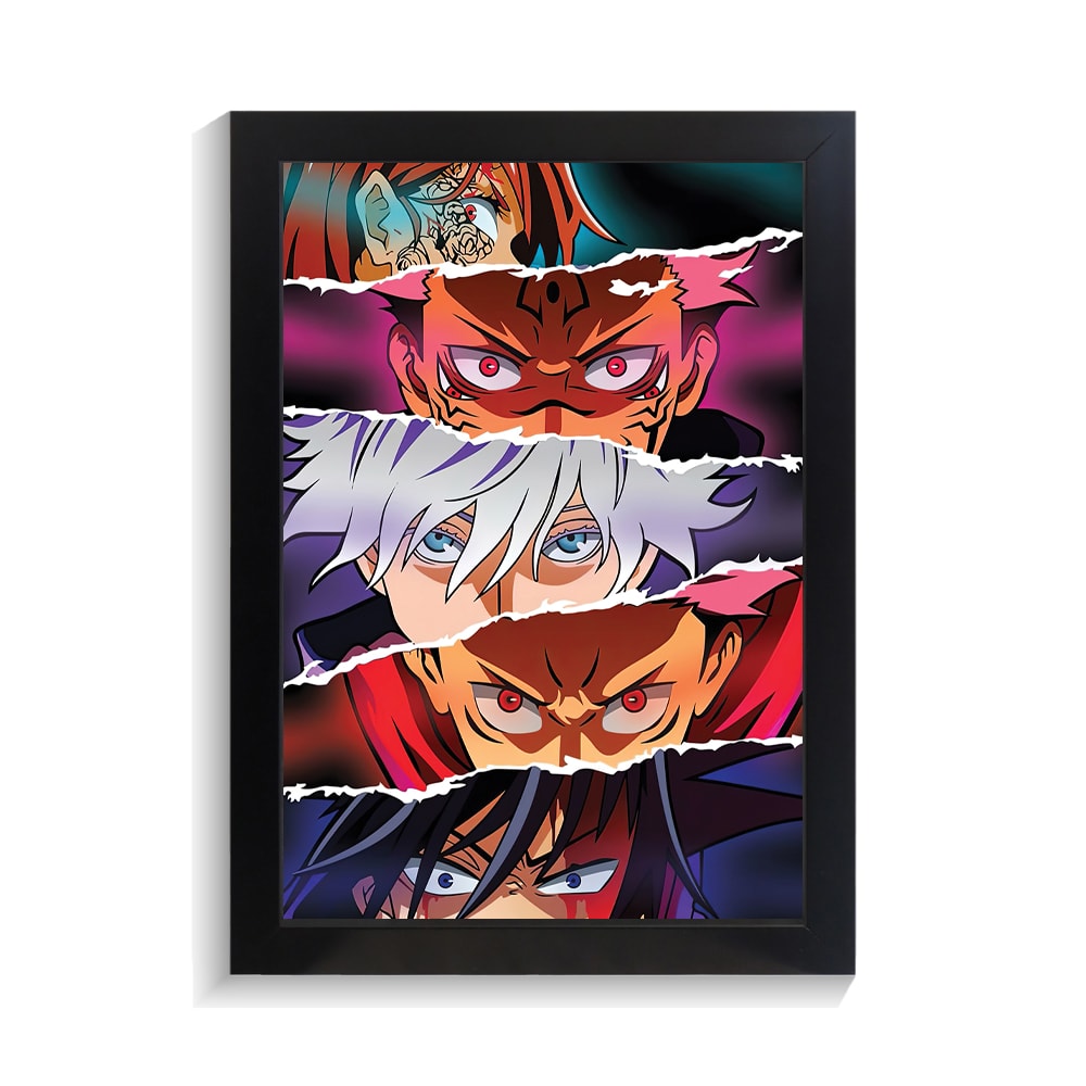 تابلو انیمه طرح جوجوتسو کایسن کد PF-11235 تابلو انیمه طرح جوجوتسو کایسن کد PF 11235