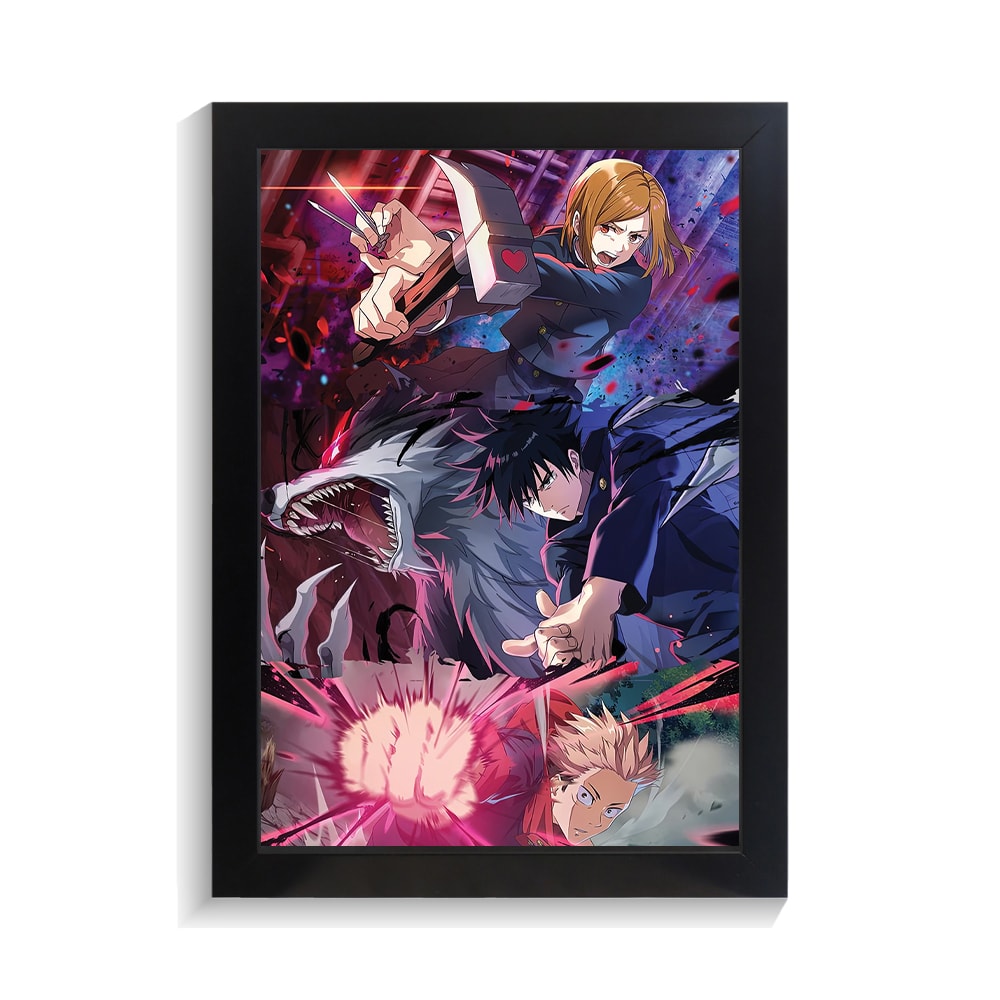 تابلو انیمه طرح جوجوتسو کایسن کد PF-11236 تابلو انیمه طرح جوجوتسو کایسن کد PF 11236