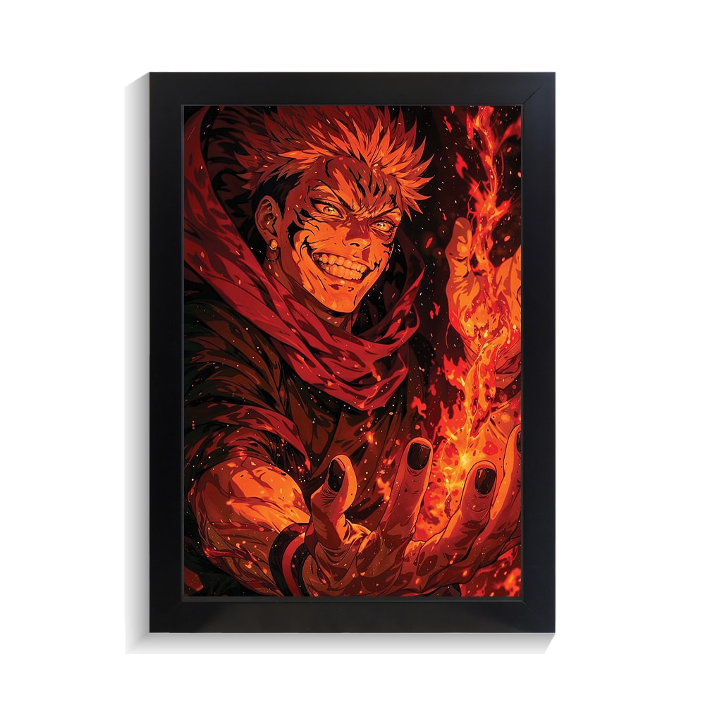 تابلو انیمه طرح جوجوتسو کایسن کد PF-11281 تابلو انیمه طرح جوجوتسو کایسن کد PF 11281