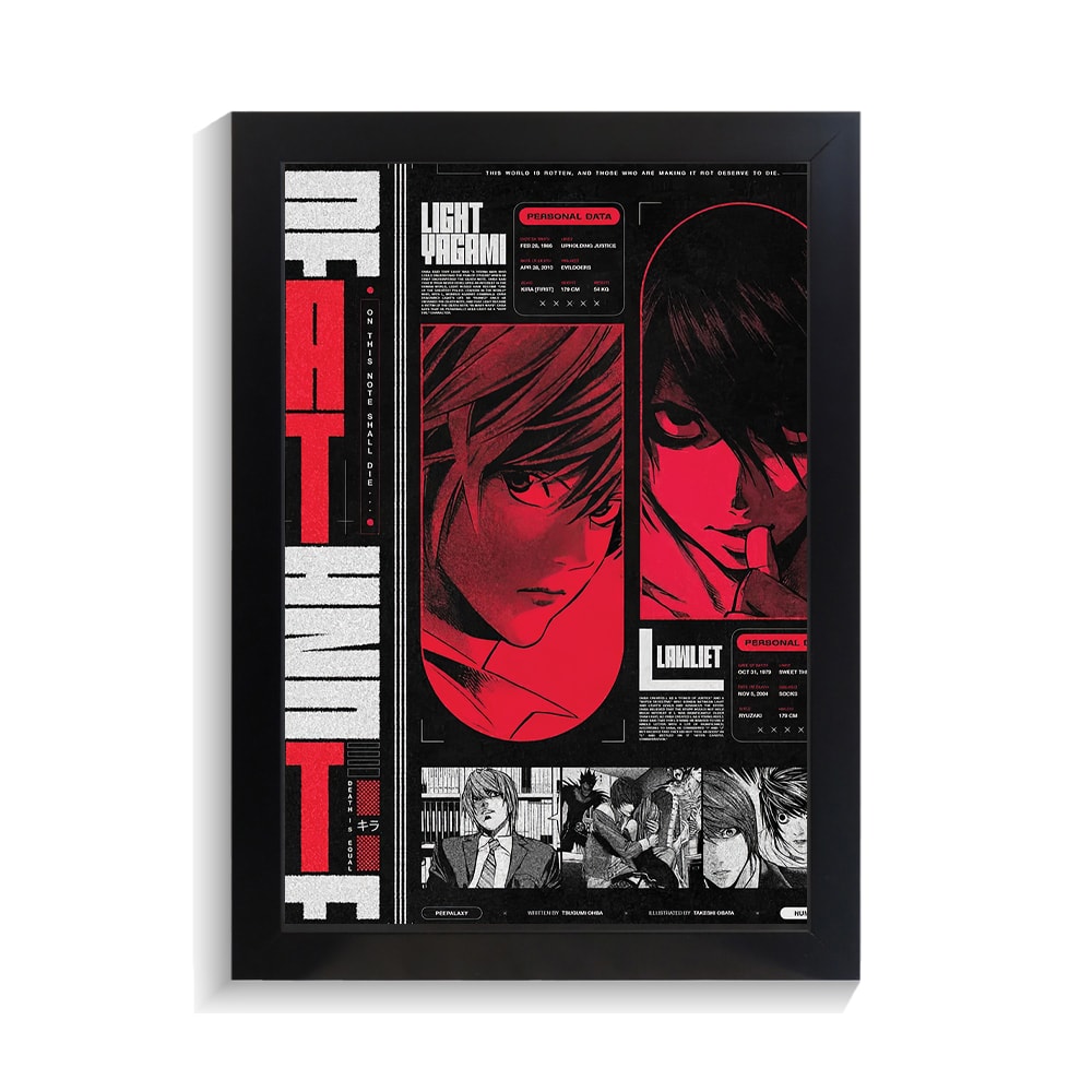 تابلو انیمه طرح دث نوت کد PF-11157 تابلو انیمه طرح دث نوت کد PF 11157