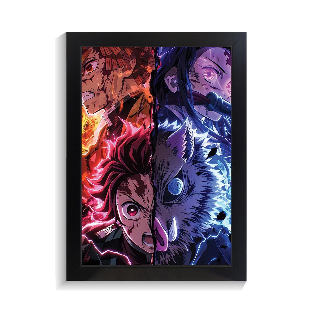 تابلو انیمه طرح شیطان کش کد PF-11169 تابلو انیمه طرح شیطان کش کد PF 11169