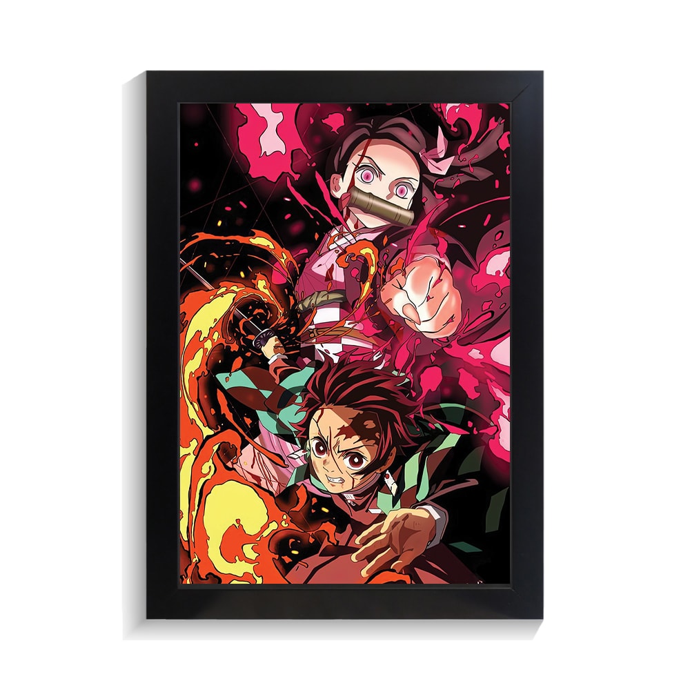 تابلو انیمه طرح شیطان کش کد PF-11171 تابلو انیمه طرح شیطان کش کد PF 11171