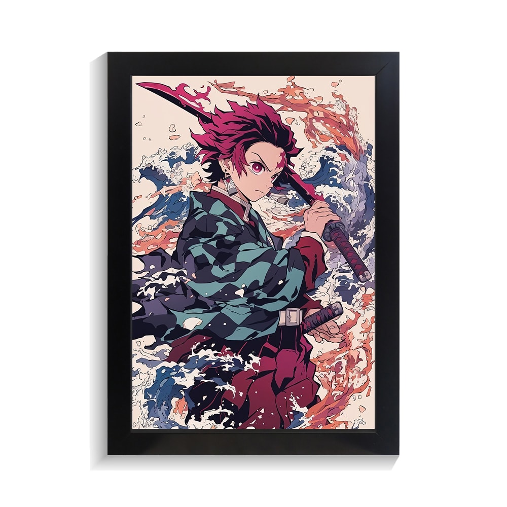 تابلو انیمه طرح شیطان کش کد PF-11181 تابلو انیمه طرح شیطان کش کد PF 11181