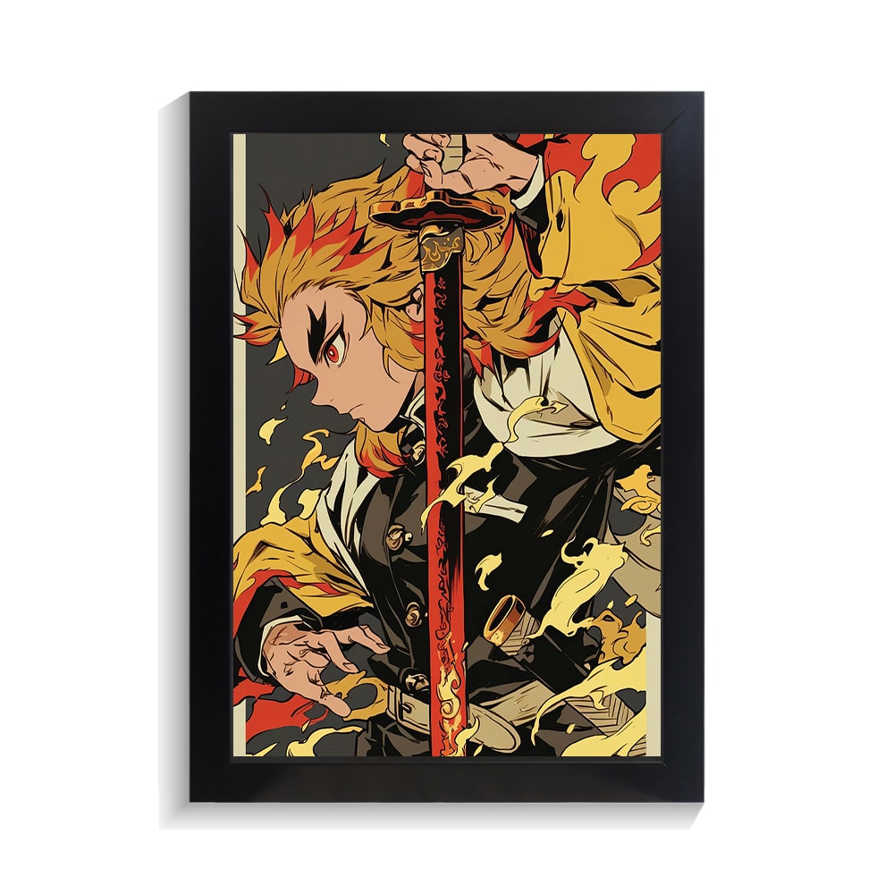 تابلو انیمه طرح شیطان کش کد PF-11195 تابلو انیمه طرح شیطان کش کد PF 11195