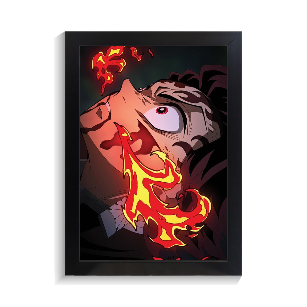 تابلو انیمه طرح شیطان کش کد PF-11212 تابلو انیمه طرح شیطان کش کد PF 11212