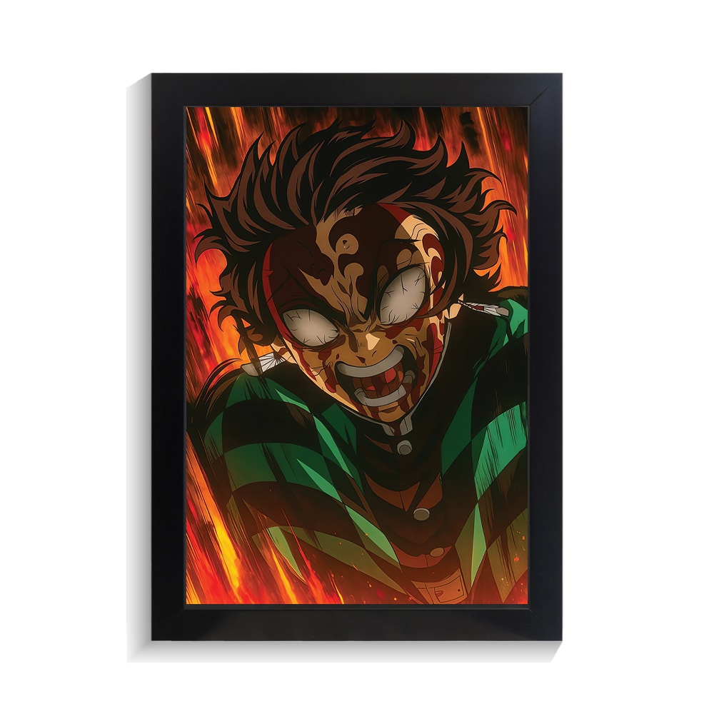 تابلو انیمه طرح شیطان کش کد PF-11215 تابلو انیمه طرح شیطان کش کد PF 11215