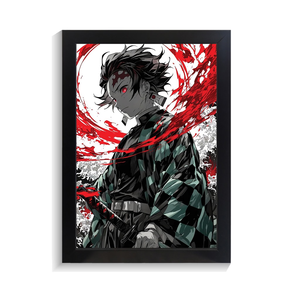 تابلو انیمه طرح شیطان کش کد PF-11229 تابلو انیمه طرح شیطان کش کد PF 11229