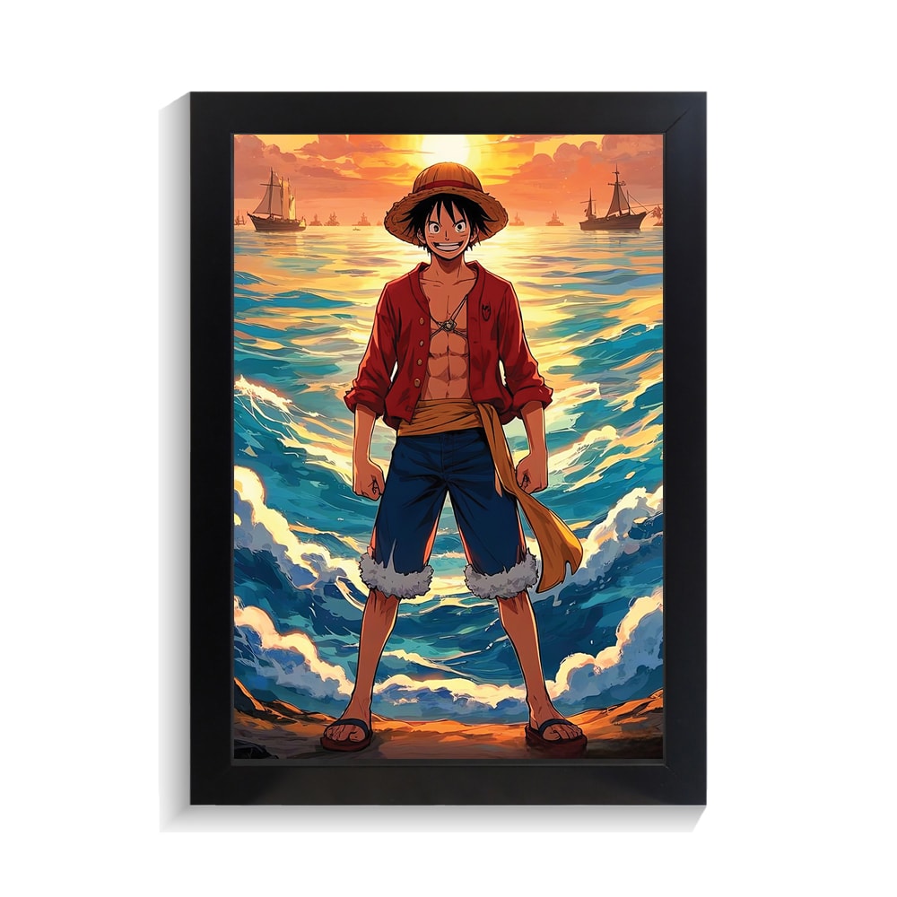 تابلو انیمه طرح وان پیس کد PF-11414 تابلو انیمه طرح وان پیس کد PF 11414