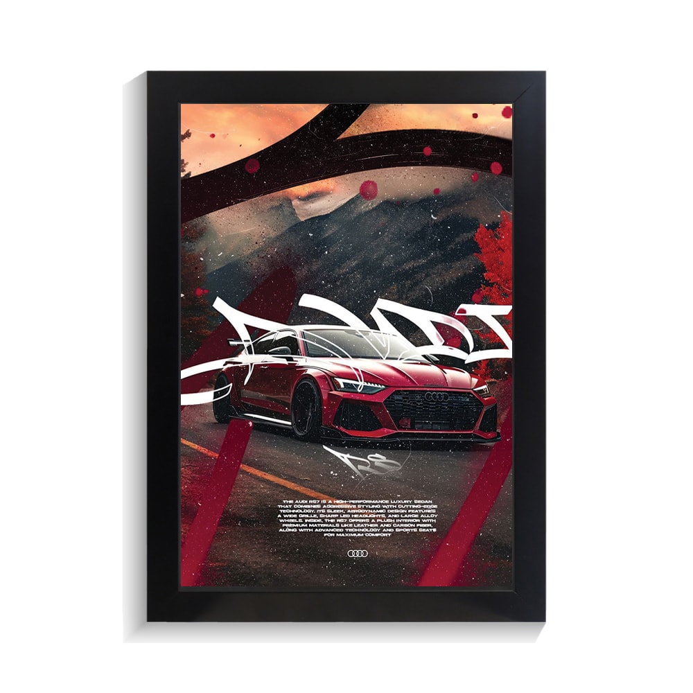 تابلو ماشین طرح آئودی R8 کد PF-23133 تابلو ماشین طرح آئودی R8 کد PF 23133