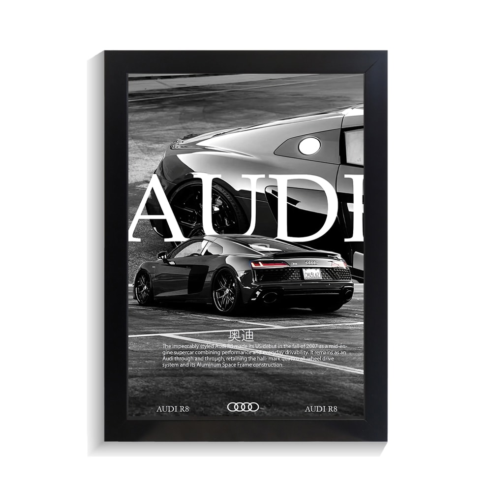 تابلو ماشین طرح آئودی R8 کد PF-23146 تابلو ماشین طرح آئودی R8 کد PF 23146