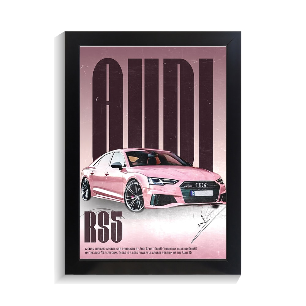 تابلو ماشین طرح آئودی RS5 کد PF-23149 تابلو ماشین طرح آئودی RS5 کد PF 23149