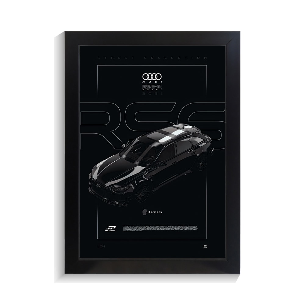 تابلو ماشین طرح آئودی RS6 کد PF-23145 تابلو ماشین طرح آئودی RS6 کد PF 23145