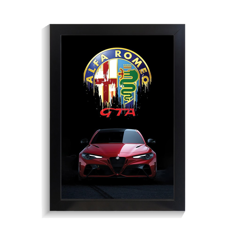 تابلو ماشین طرح آلفا رومئو کد PF-23103 تابلو ماشین طرح آلفا رومئو کد PF 23103