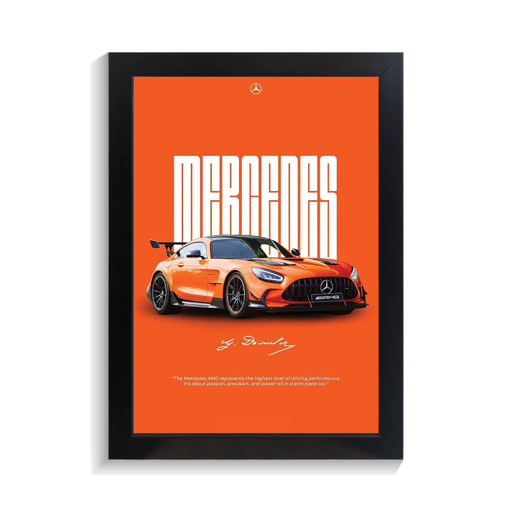 تابلو ماشین طرح بنز AMG کد PF-23170 تابلو ماشین طرح بنز AMG کد PF 23170