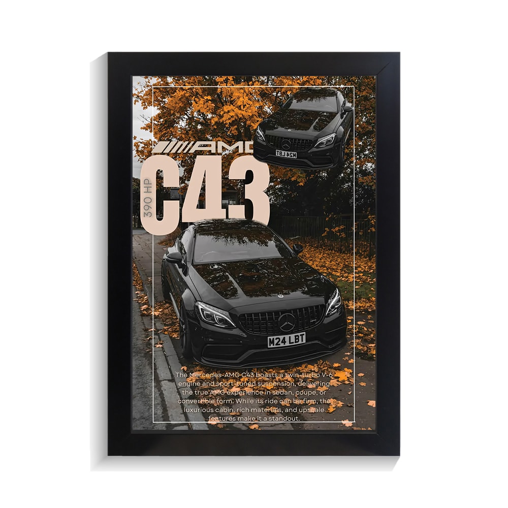 تابلو ماشین طرح بنز C43 کد PF-23161 تابلو ماشین طرح بنز C43 کد PF 23161