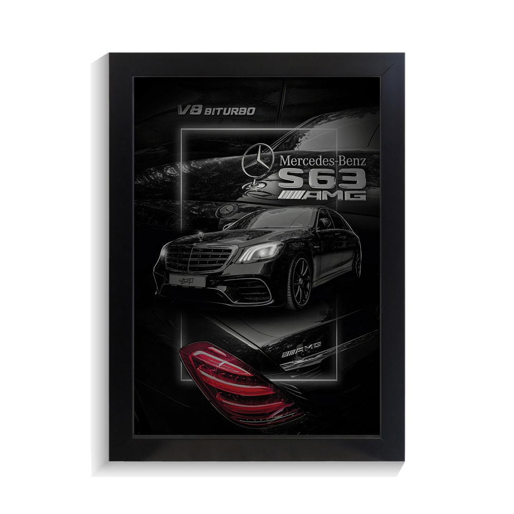 تابلو ماشین طرح بنز S63 کد PF-23177 تابلو ماشین طرح بنز S63 کد PF 23177