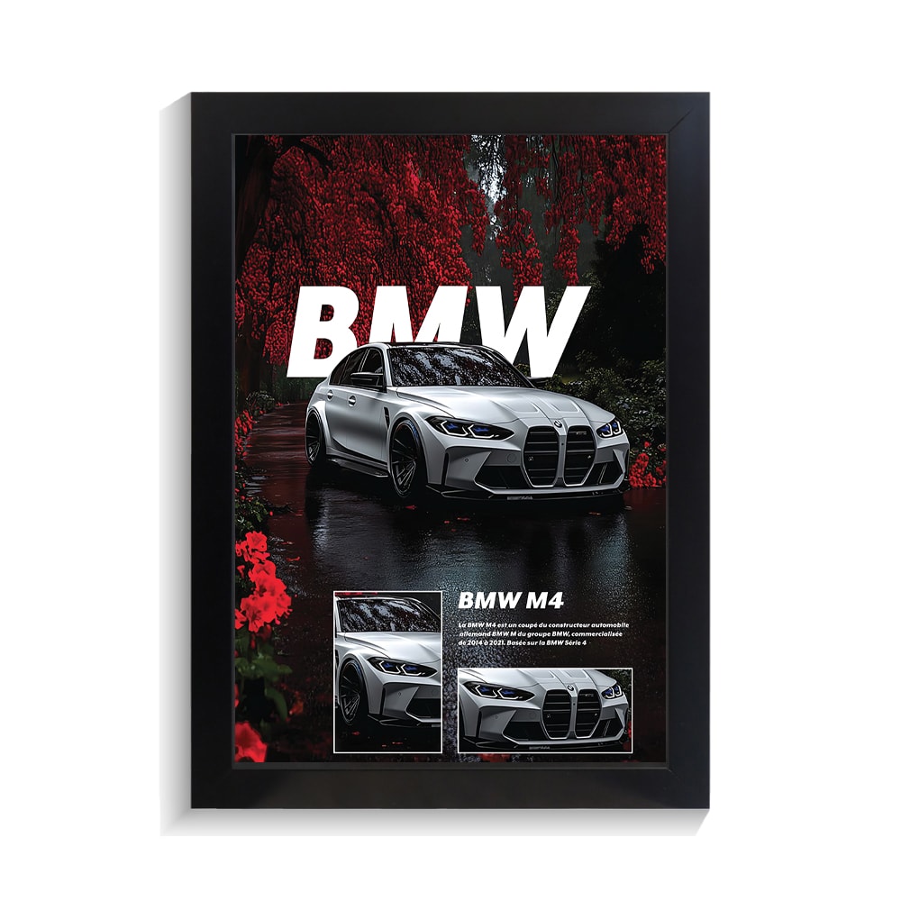 تابلو ماشین طرح بی ام و M4 کد PF-23206 تابلو ماشین طرح بی ام و M4 کد PF 23206