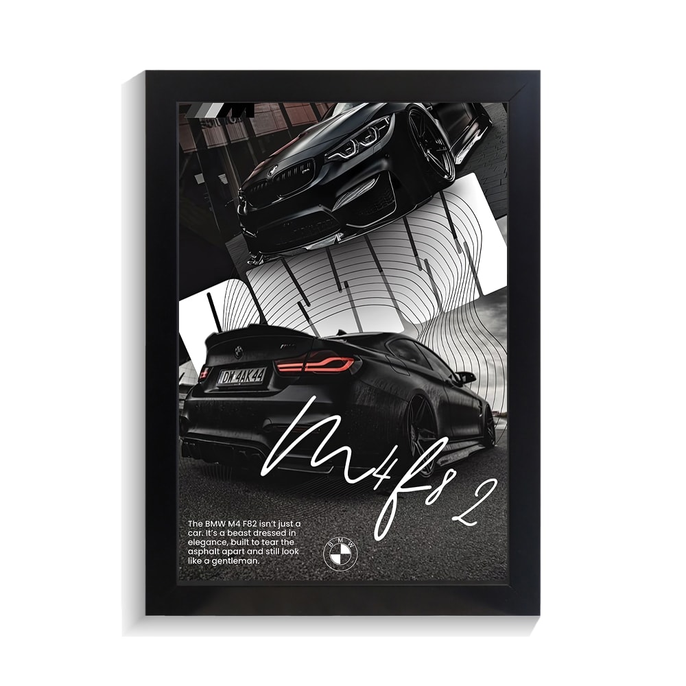 تابلو ماشین طرح بی ام و M4 کد PF-23219 تابلو ماشین طرح بی ام و M4 کد PF 23219