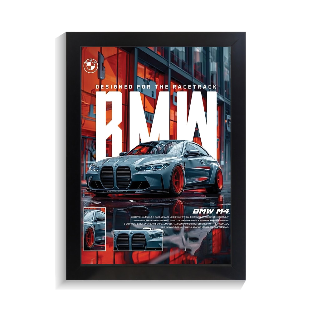 تابلو ماشین طرح بی ام و M4 کد PF-23223 تابلو ماشین طرح بی ام و M4 کد PF 23223