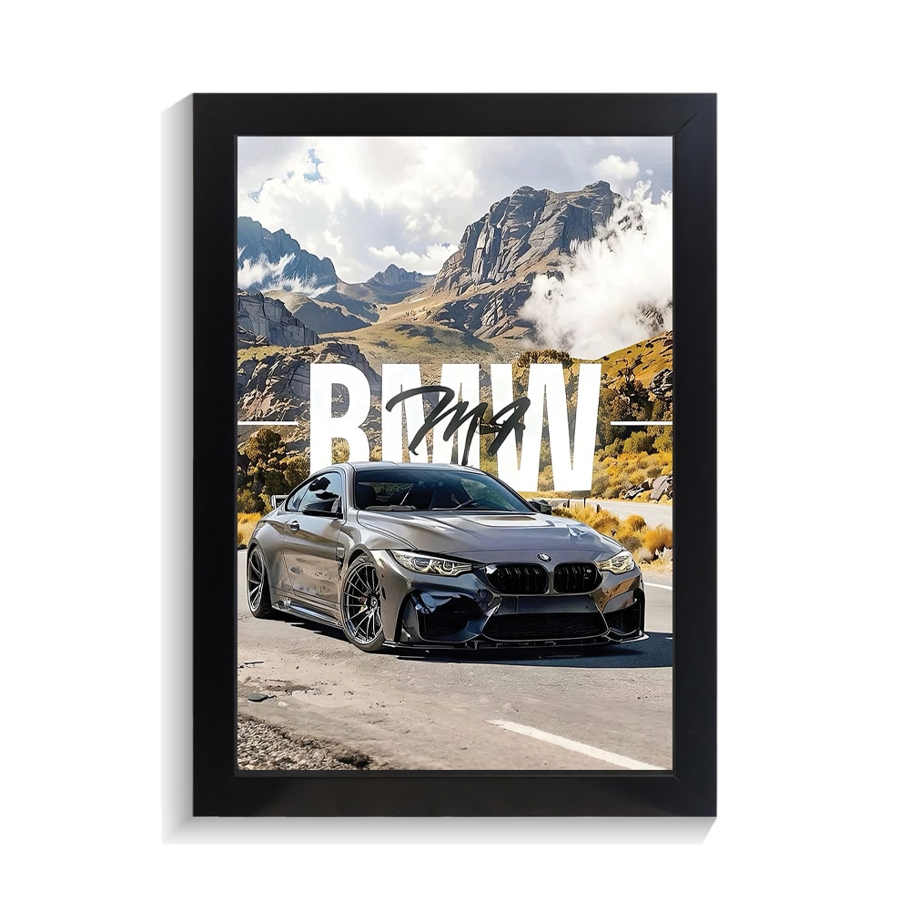 تابلو ماشین طرح بی ام و M4 کد PF-23234 تابلو ماشین طرح بی ام و M4 کد PF 23234