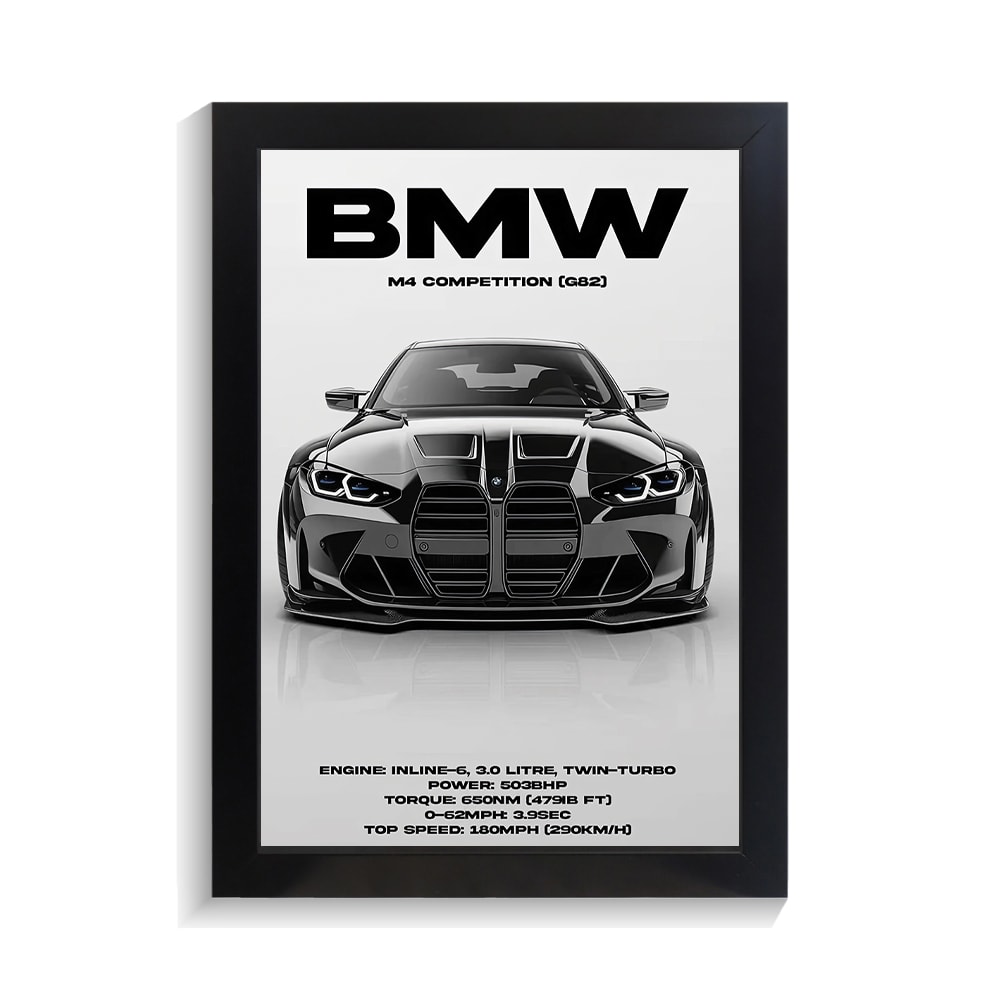 تابلو ماشین طرح بی ام و M4 کد PF-23243 تابلو ماشین طرح بی ام و M4 کد PF 23243