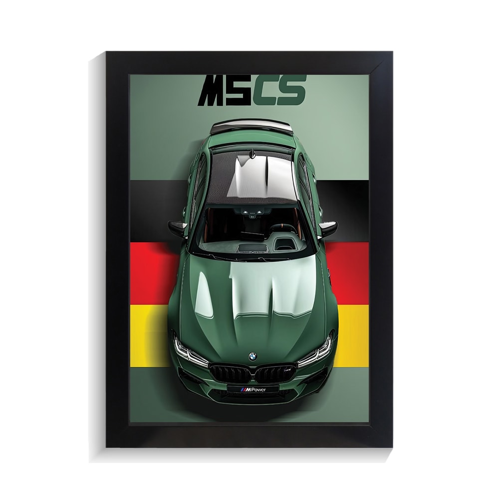 تابلو ماشین طرح بی ام و M5 CS کد PF-23238 تابلو ماشین طرح بی ام و M5 CS کد PF 23238