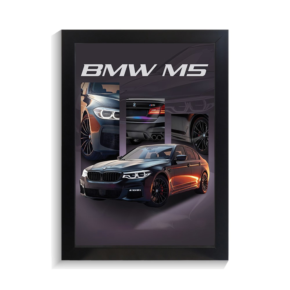 تابلو ماشین طرح بی ام و M5 کد PF-23229 تابلو ماشین طرح بی ام و M5 کد PF 23229